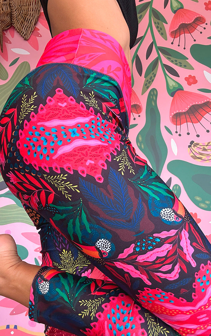 Calzas Ilustradas Estampado Pequeño
