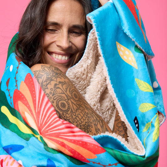 Mantita Gato Rosa