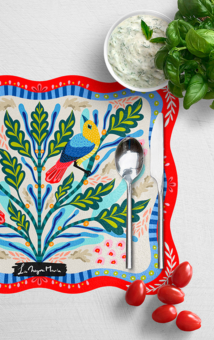 Set 4 Individuales Jardín