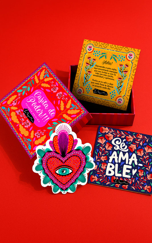 Cajita de poder roja