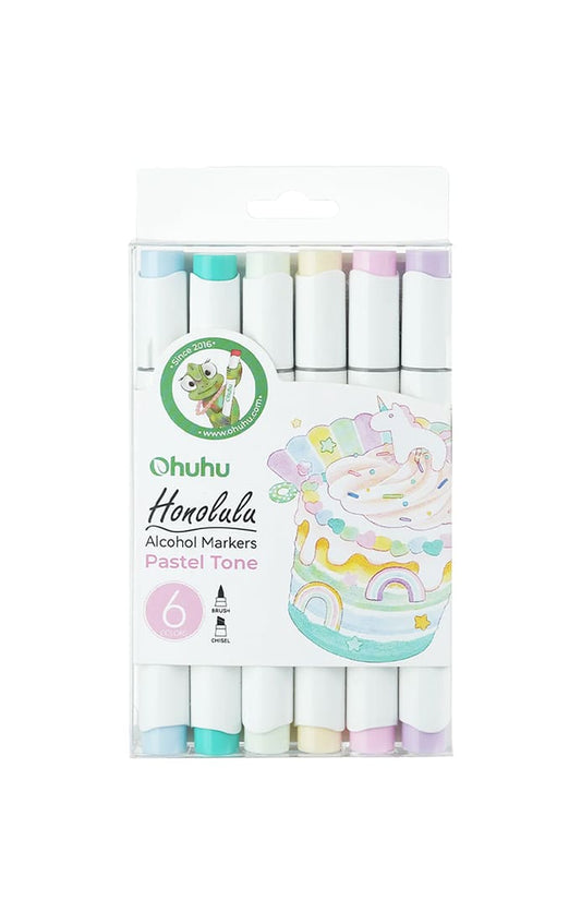 Set 6 Marcadores Pastel