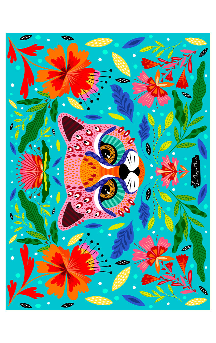Mantita Gato Rosa