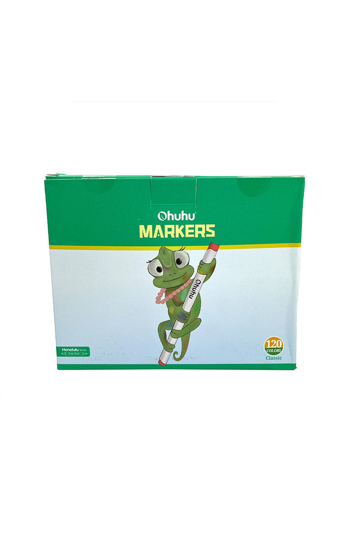 Set 120 Marcadores al Alcohol Doble Punta