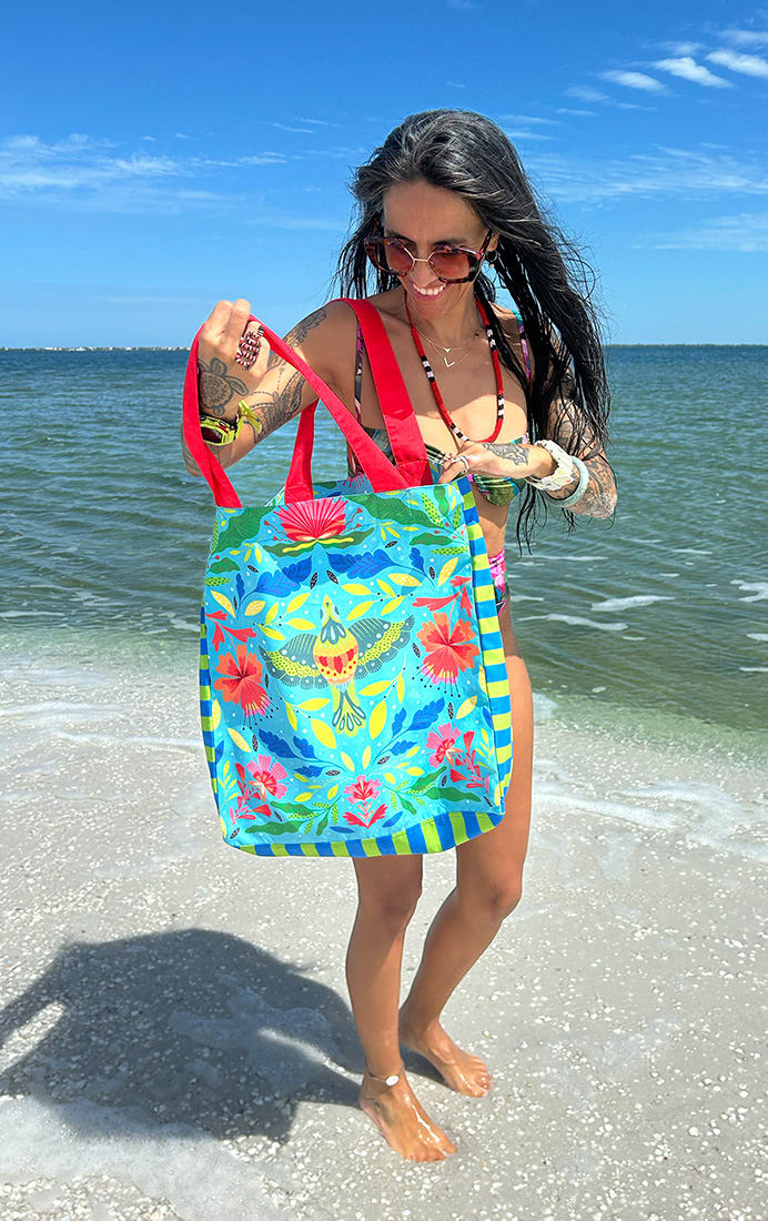 Tote Pajarito + lettering