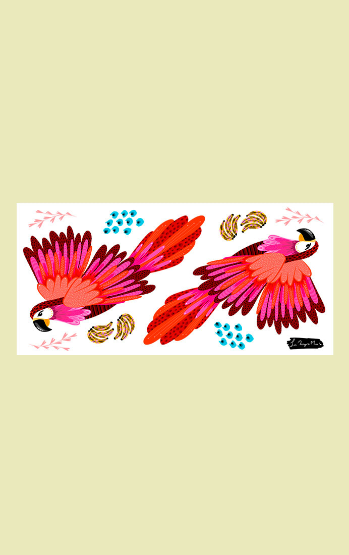 Sticker Papagayo