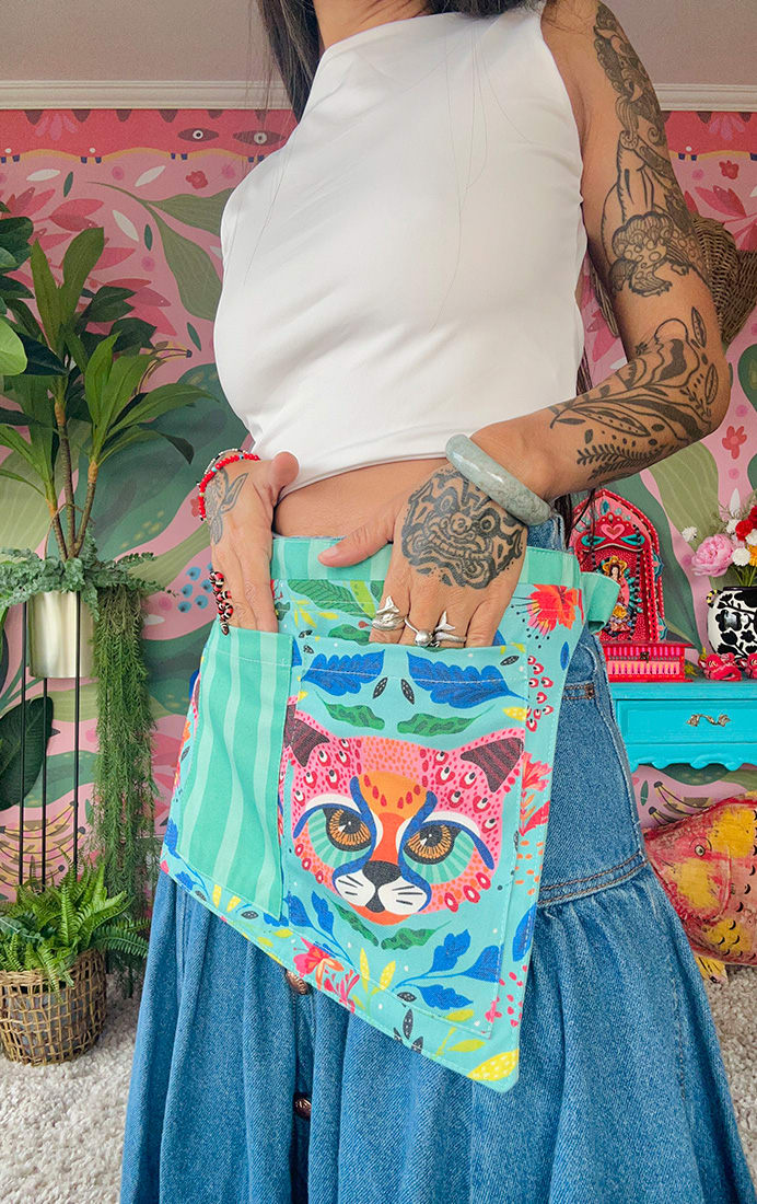 Mandil Gato Rosa