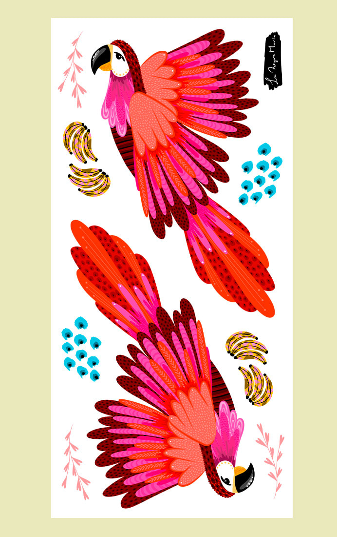 Sticker Papagayo