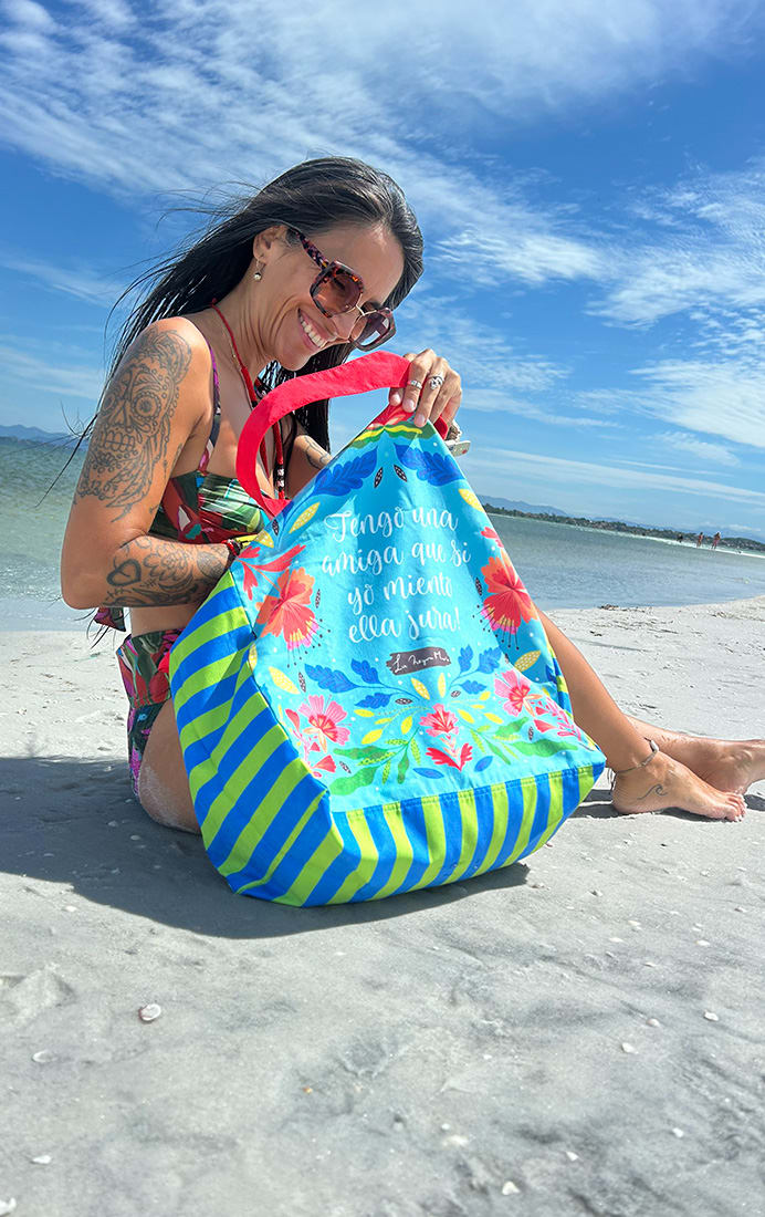 Tote Pajarito + lettering