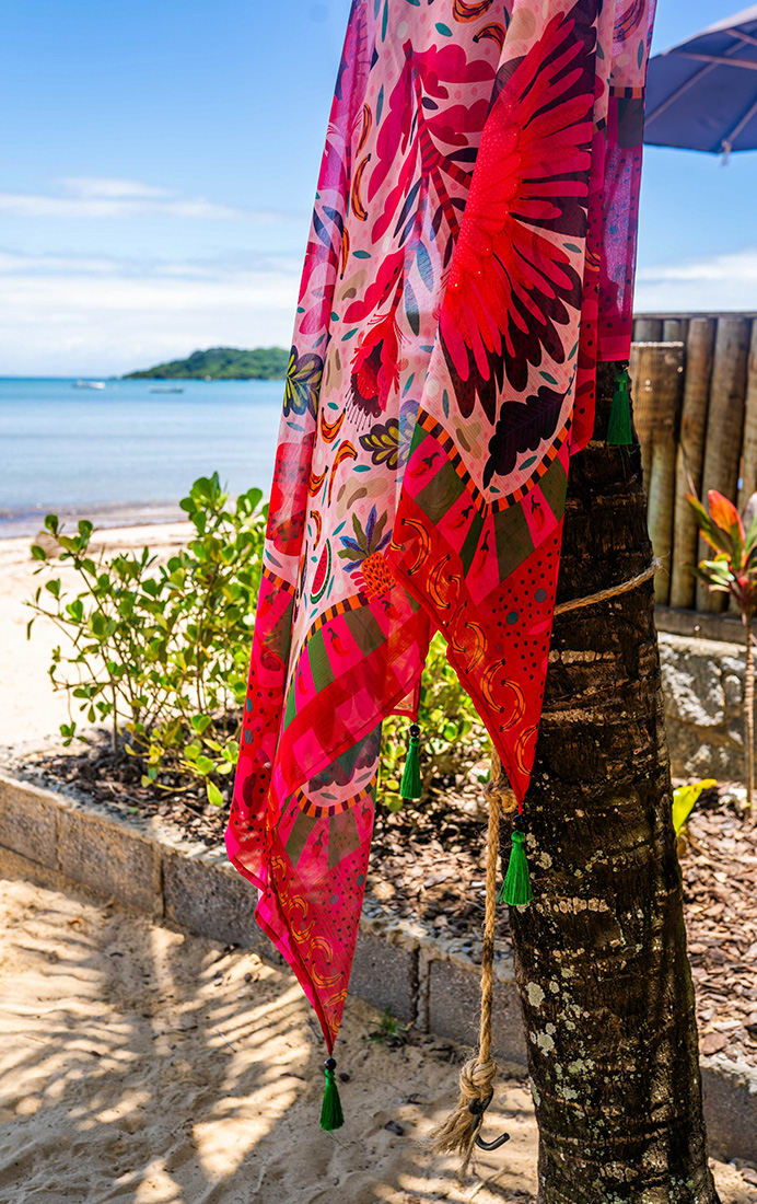 Pareo Papagayo Rosa