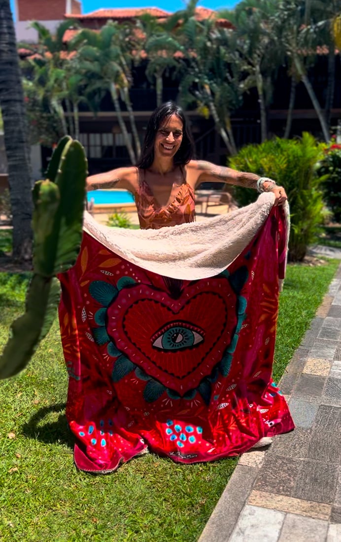 Mantita Corazón