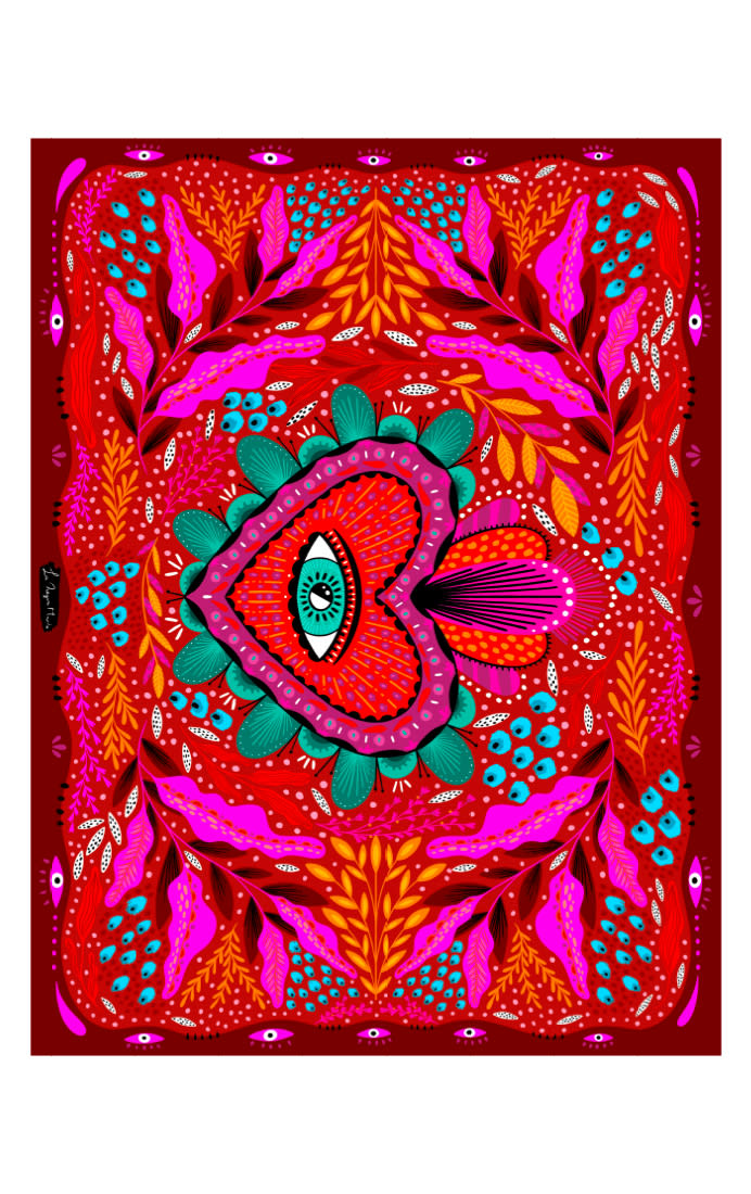 Mantita Corazón
