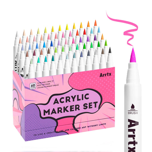 Caja 60 Lápices Acrílicos