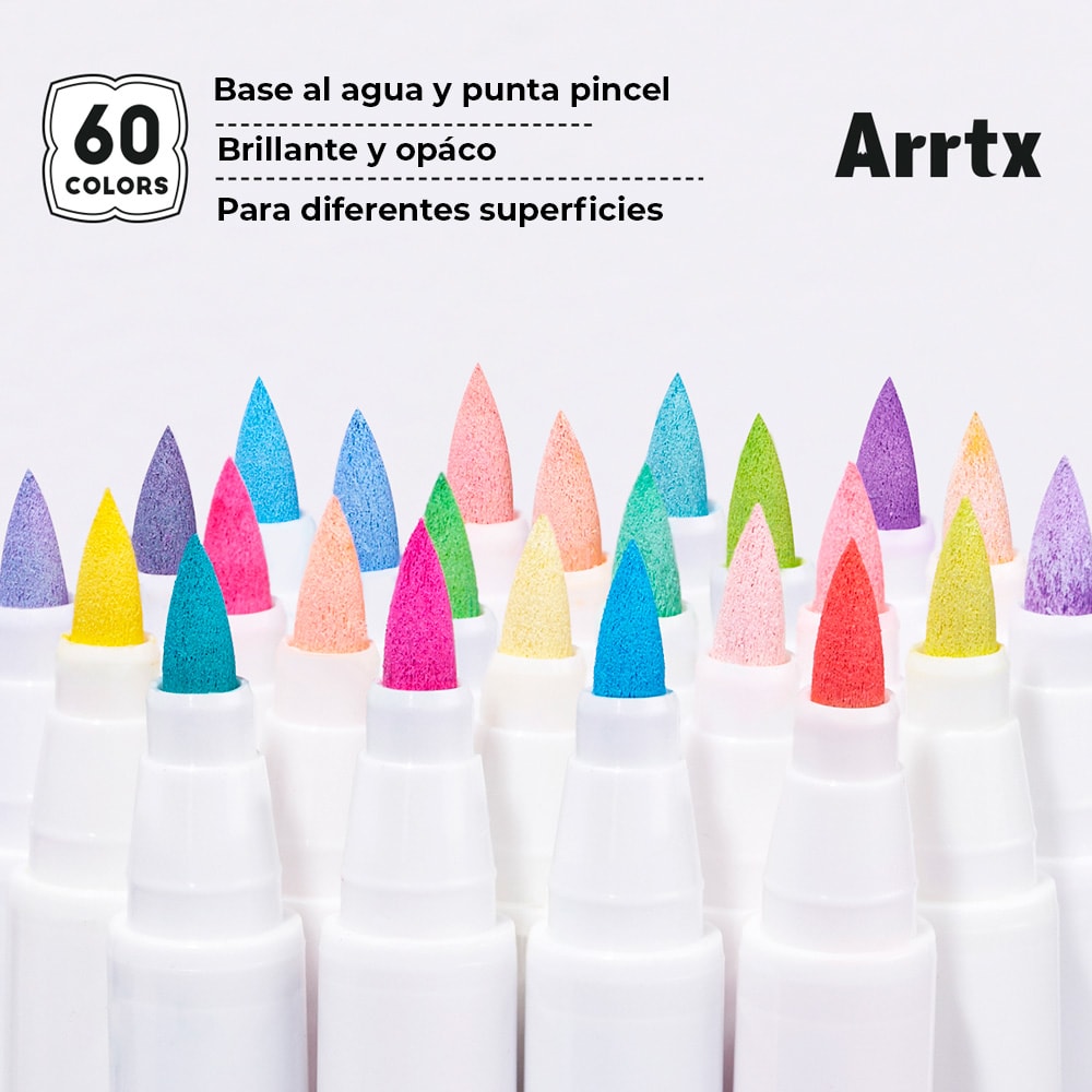 Caja 60 Lápices Acrílicos