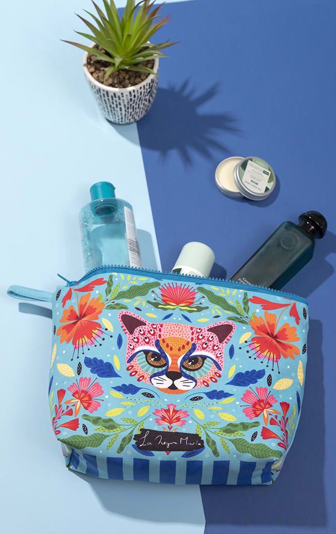Estuche Lápices Gato Rosa