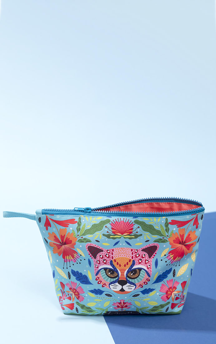 Estuche Lápices Gato Rosa