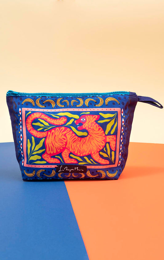 Estuche Lápices Tigre Azul