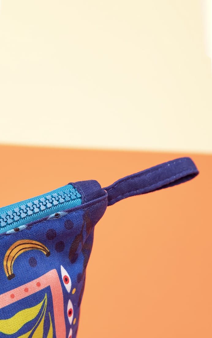Estuche Lápices Tigre Azul