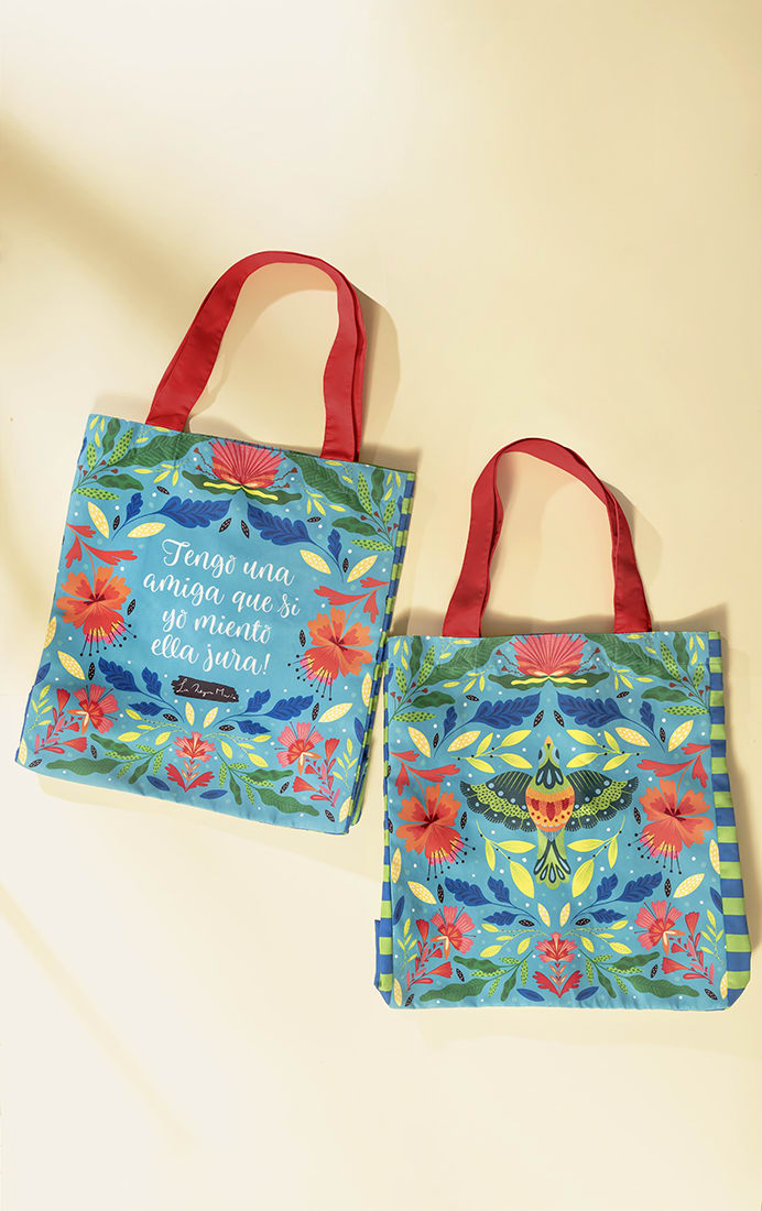 Tote Pajarito + lettering
