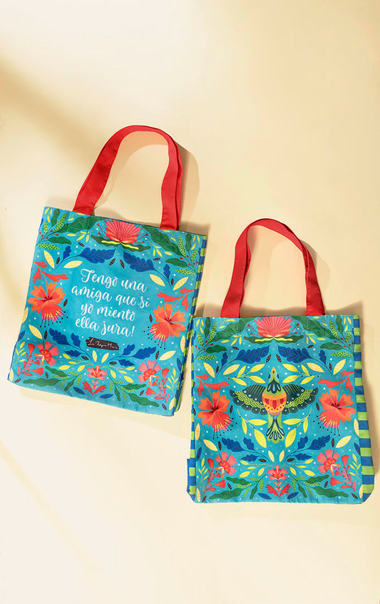 Tote Pajarito + lettering