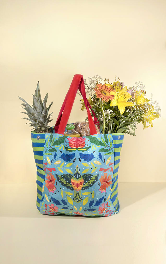 Tote Pajarito + lettering