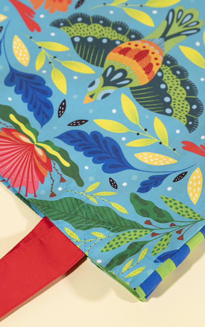 Tote Pajarito + lettering