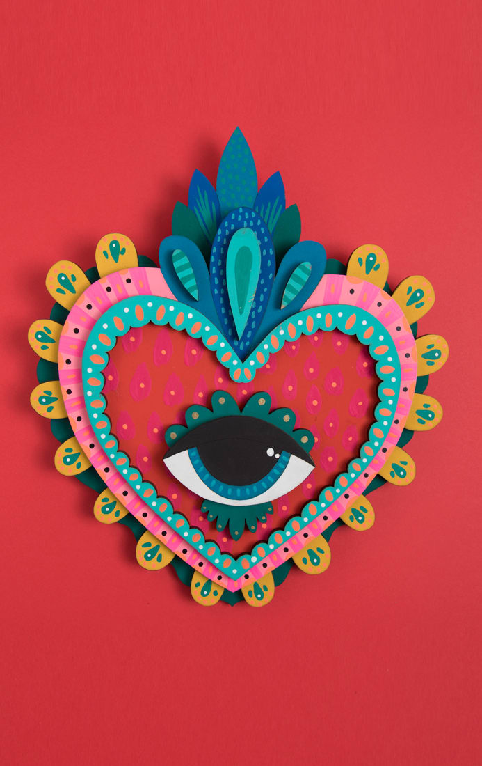 Corazón Ojo