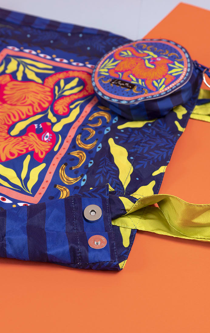 Tote Pocket Azul