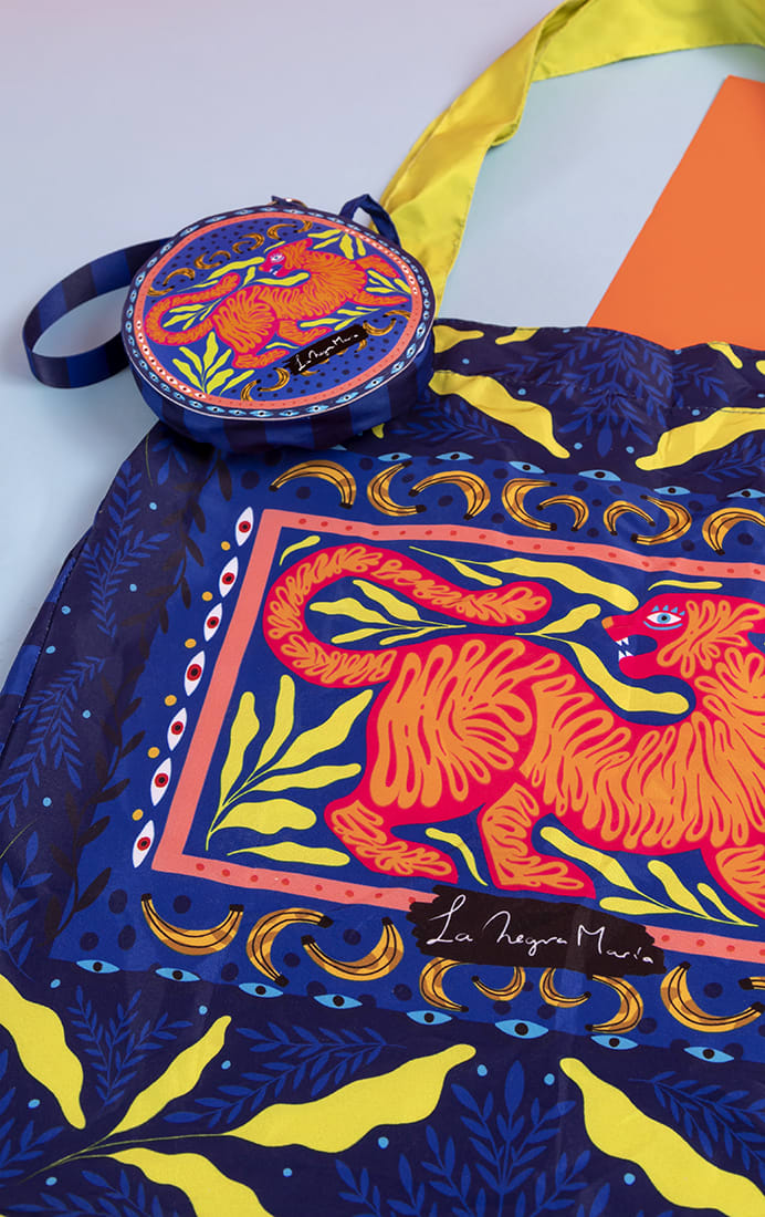 Tote Pocket Azul
