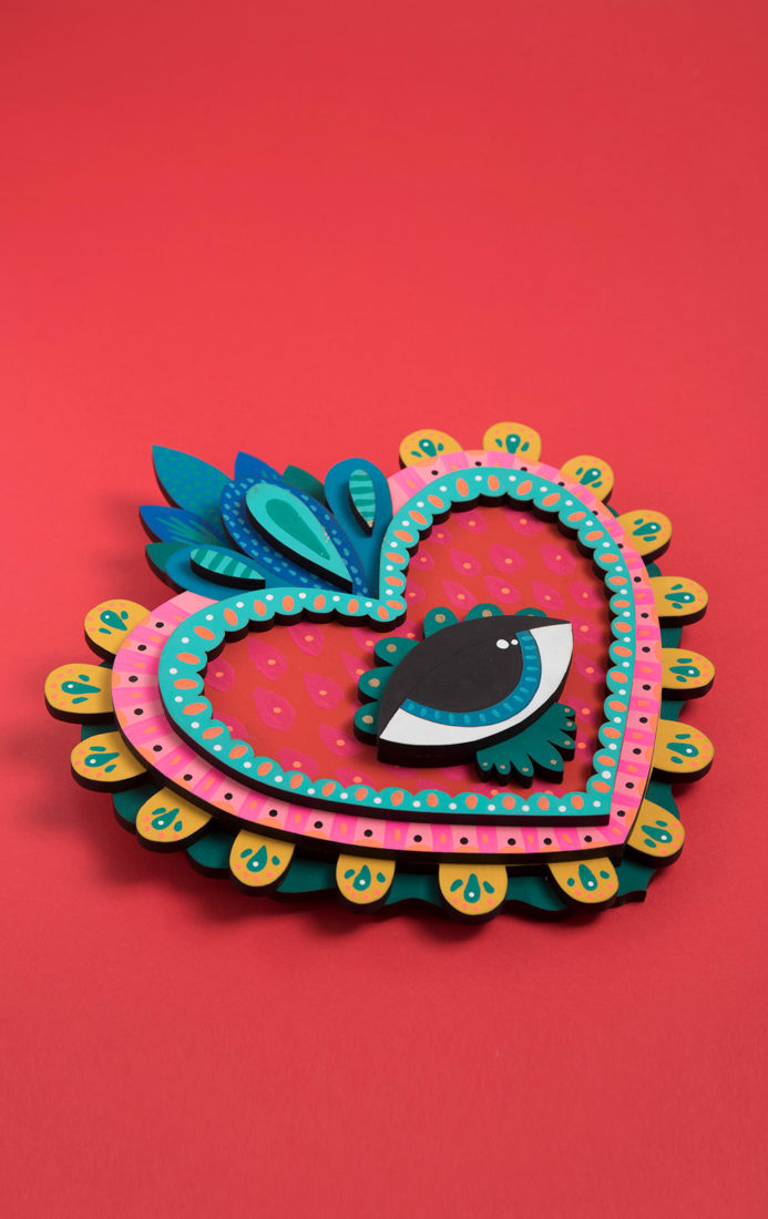 Corazón Ojo