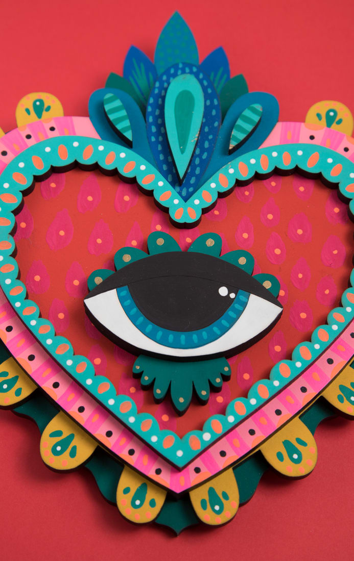 Corazón Ojo