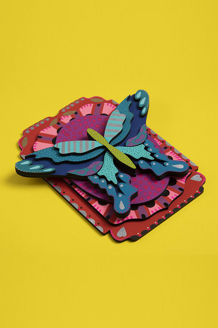 Mariposa Madera