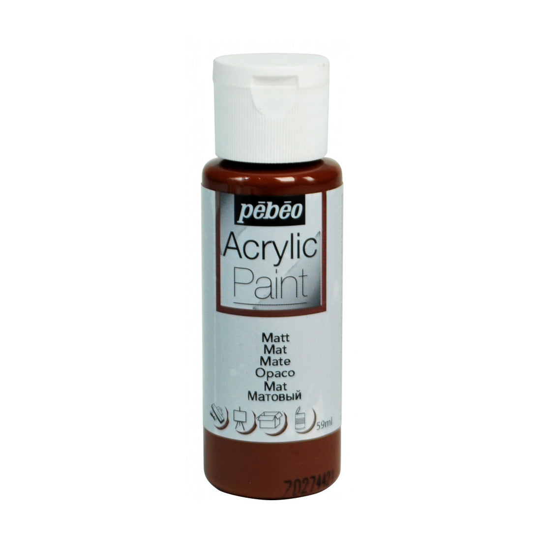 ACRYLIC PAINT MATTE CHOCOLATE