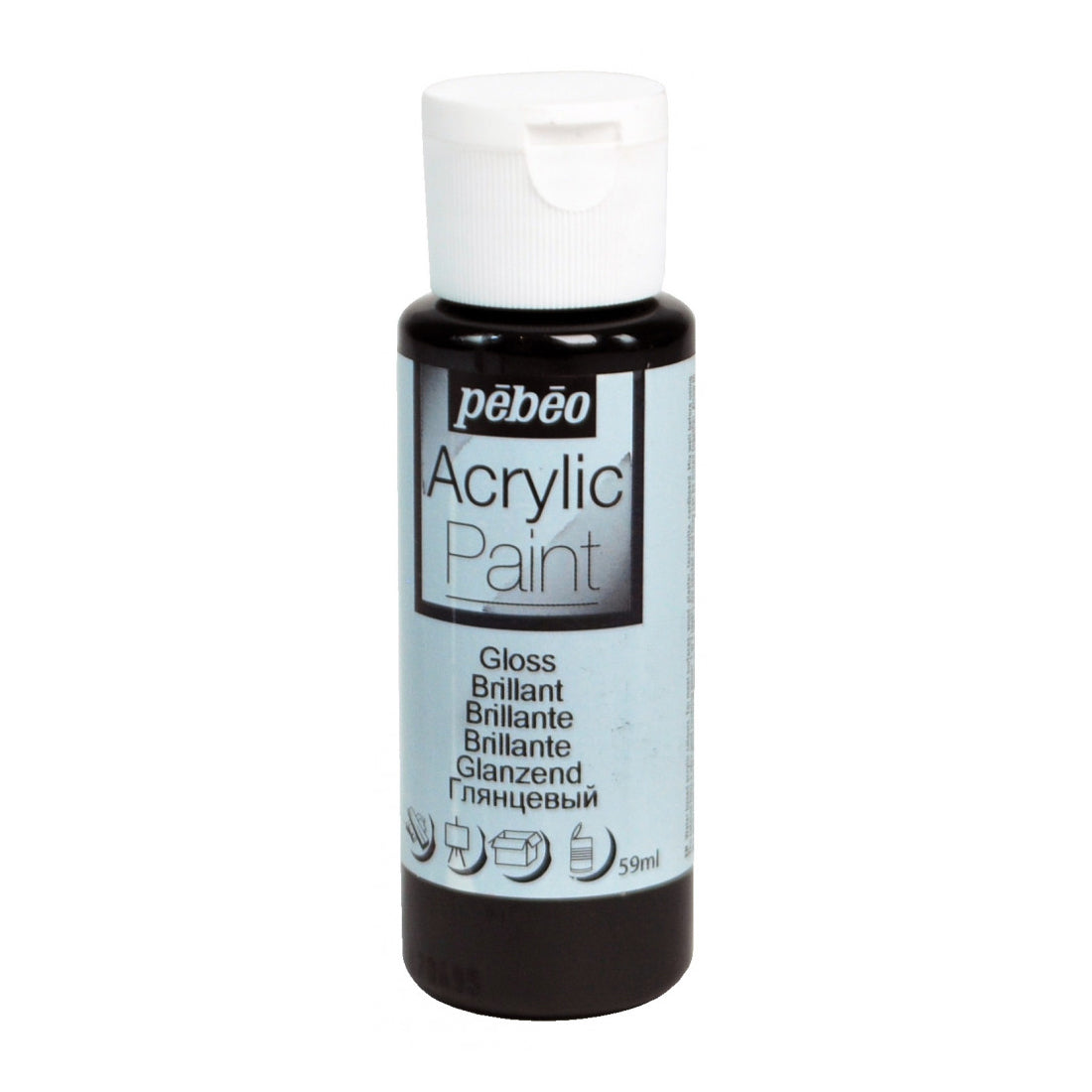 ACRYLIC PAINT NEGRO BRILLANTE