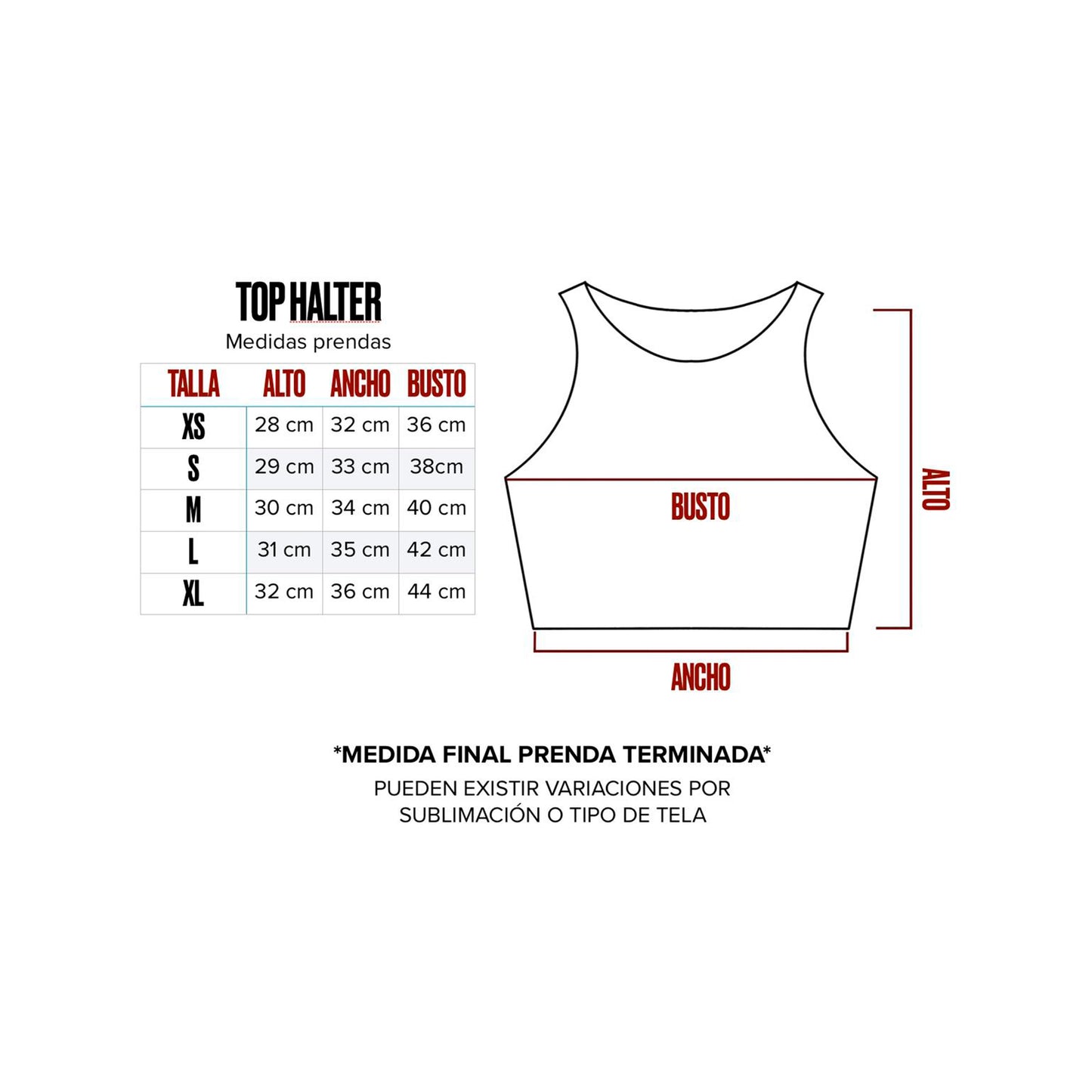 Top Halter Flor Rosa