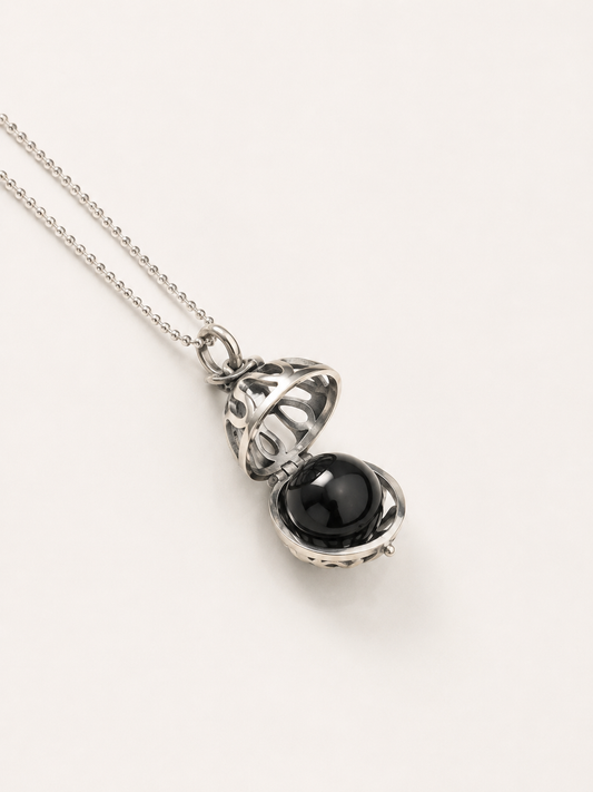 Collar Canasto Onix Negro
