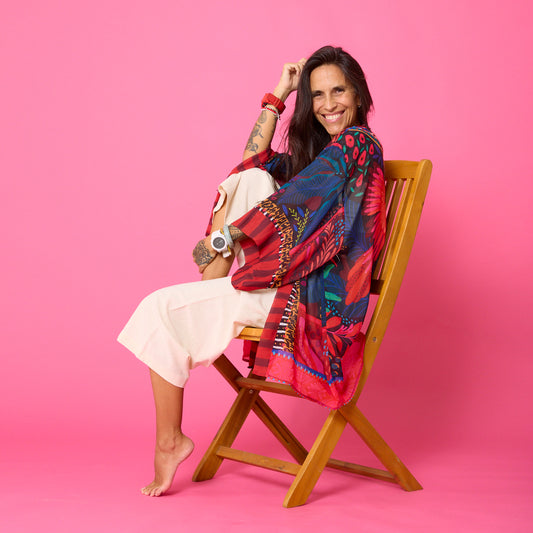 Kimono Gasa Verano Papagayo