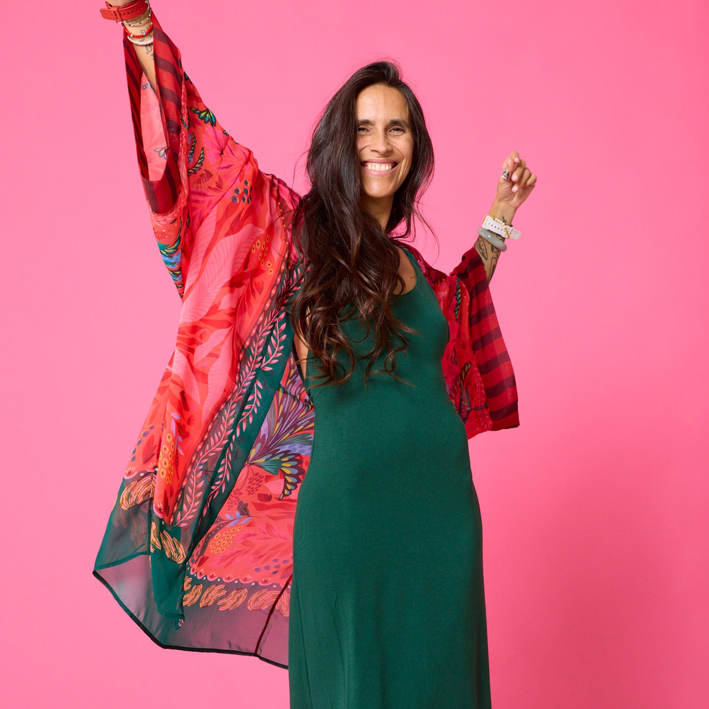 Kimono Gasa Verano Palmera