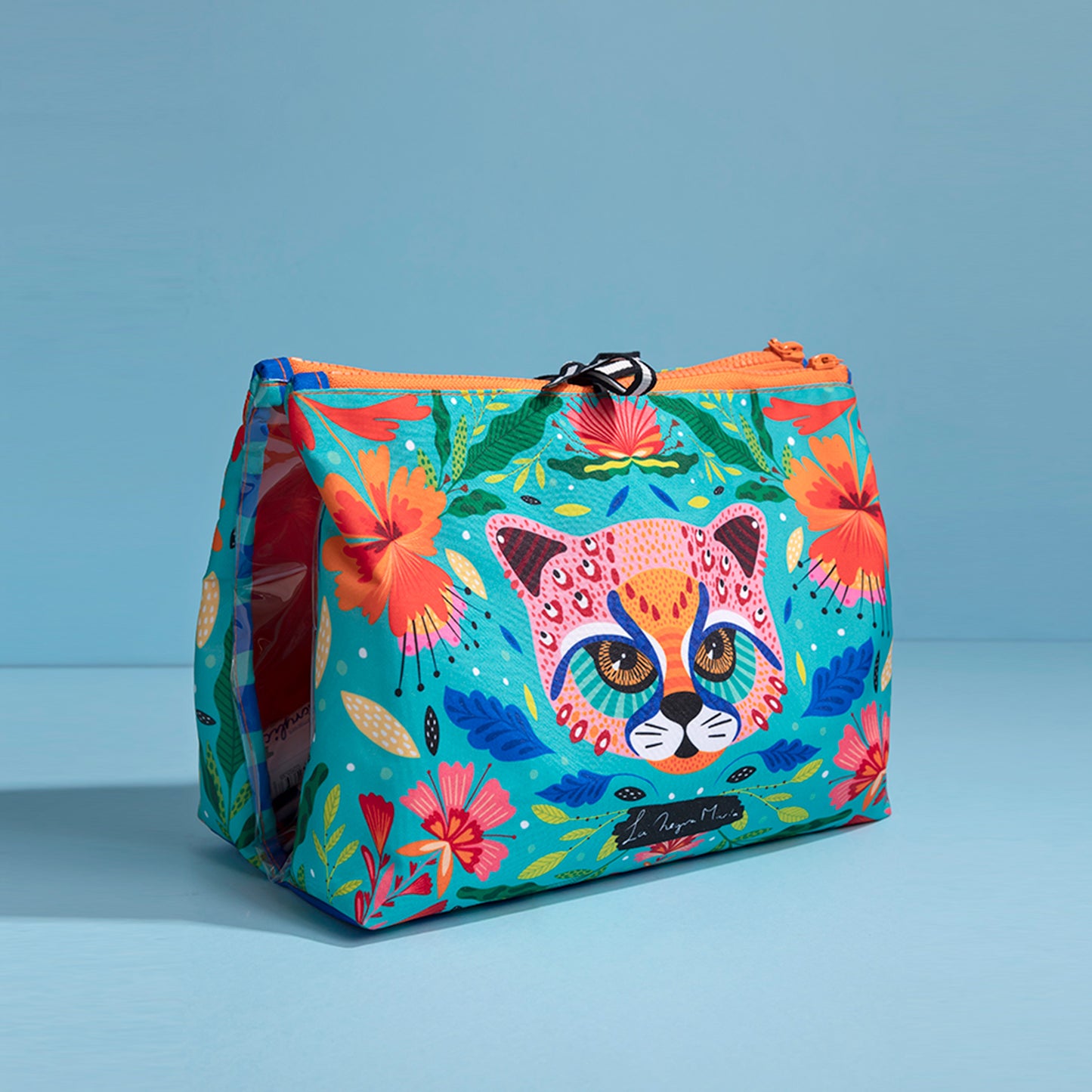 Estuche Doble Atómico Gato Pajarito
