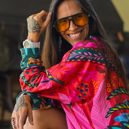 Poleron Cuello Ancho Palmera