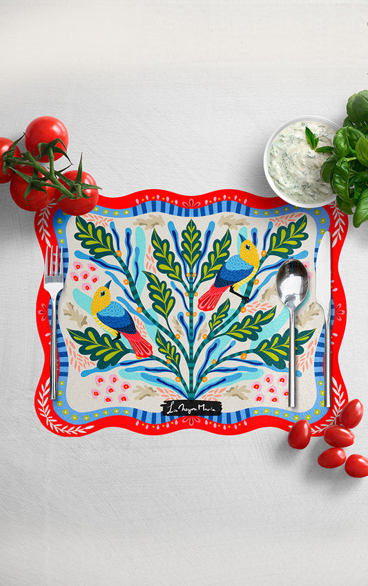 Set 4 Individuales Jardín