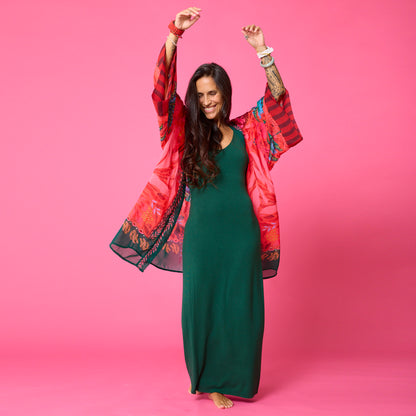 Kimono Gasa Verano Palmera