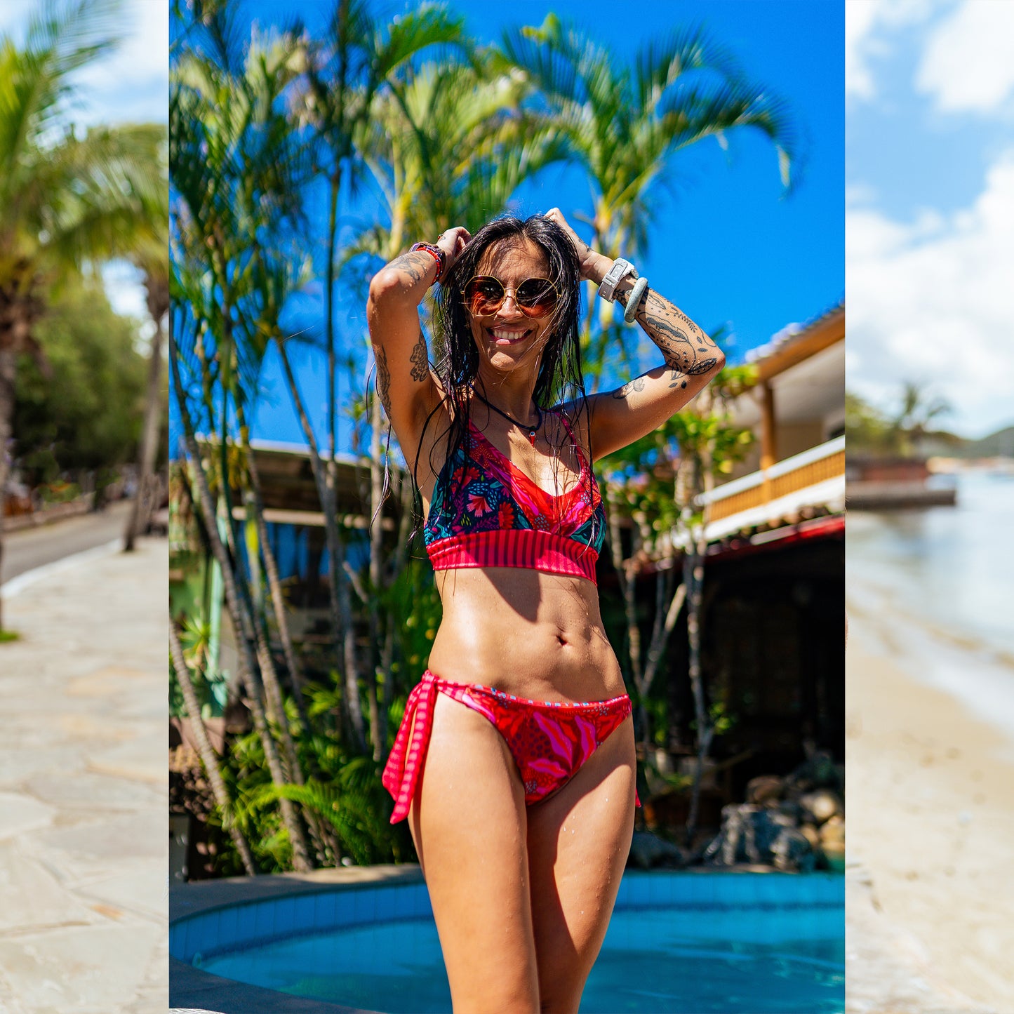 Top Bikini Patchwork