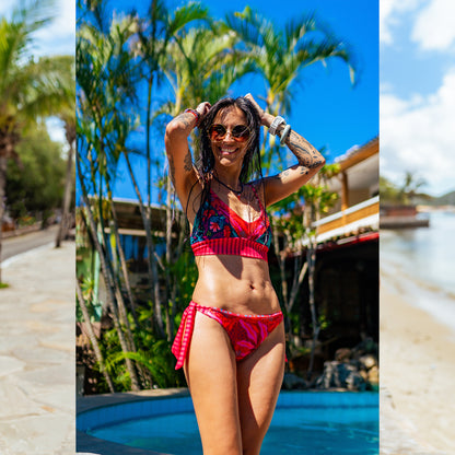 Top Bikini Patchwork