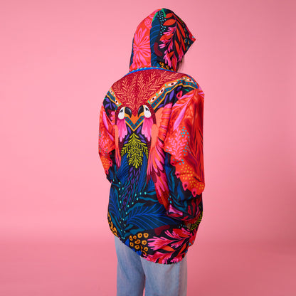 Cortavientos Reversible Animal Print