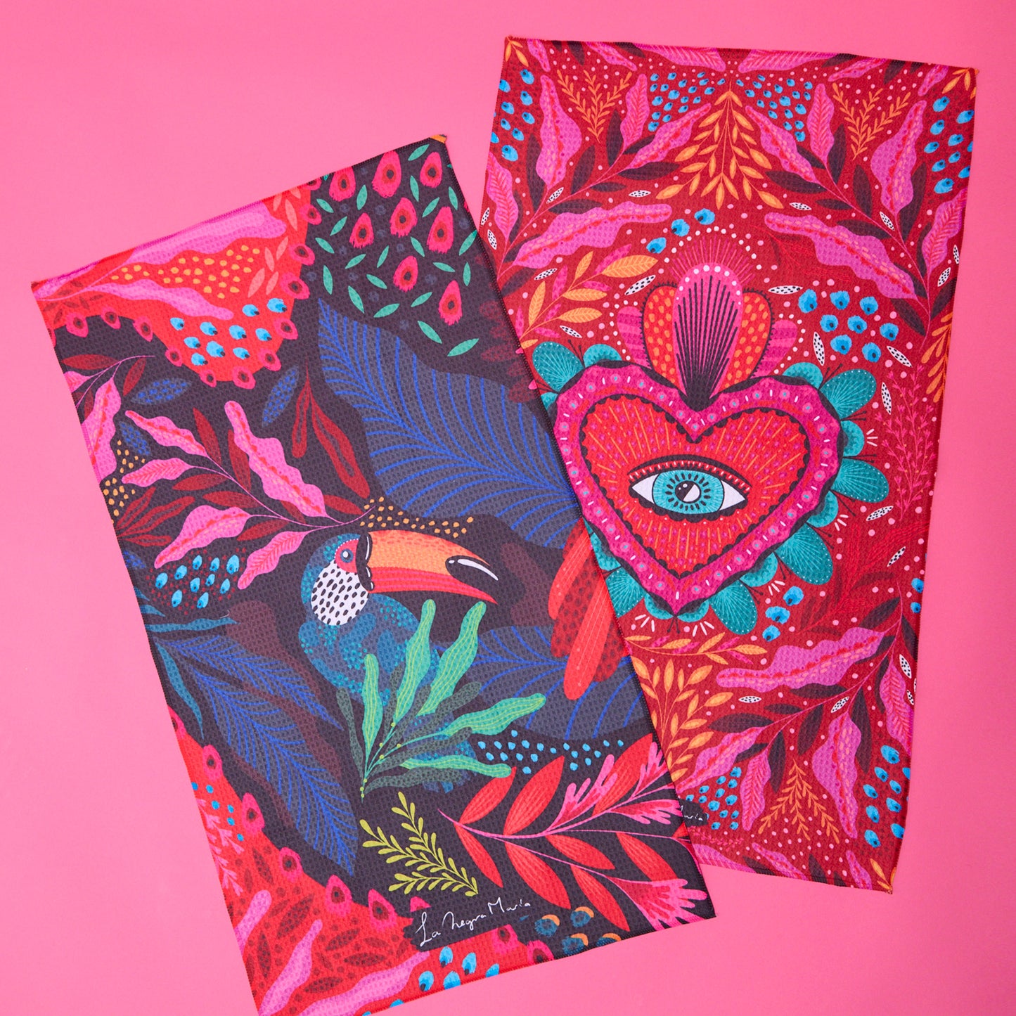 Set Paños Cocina Corazón