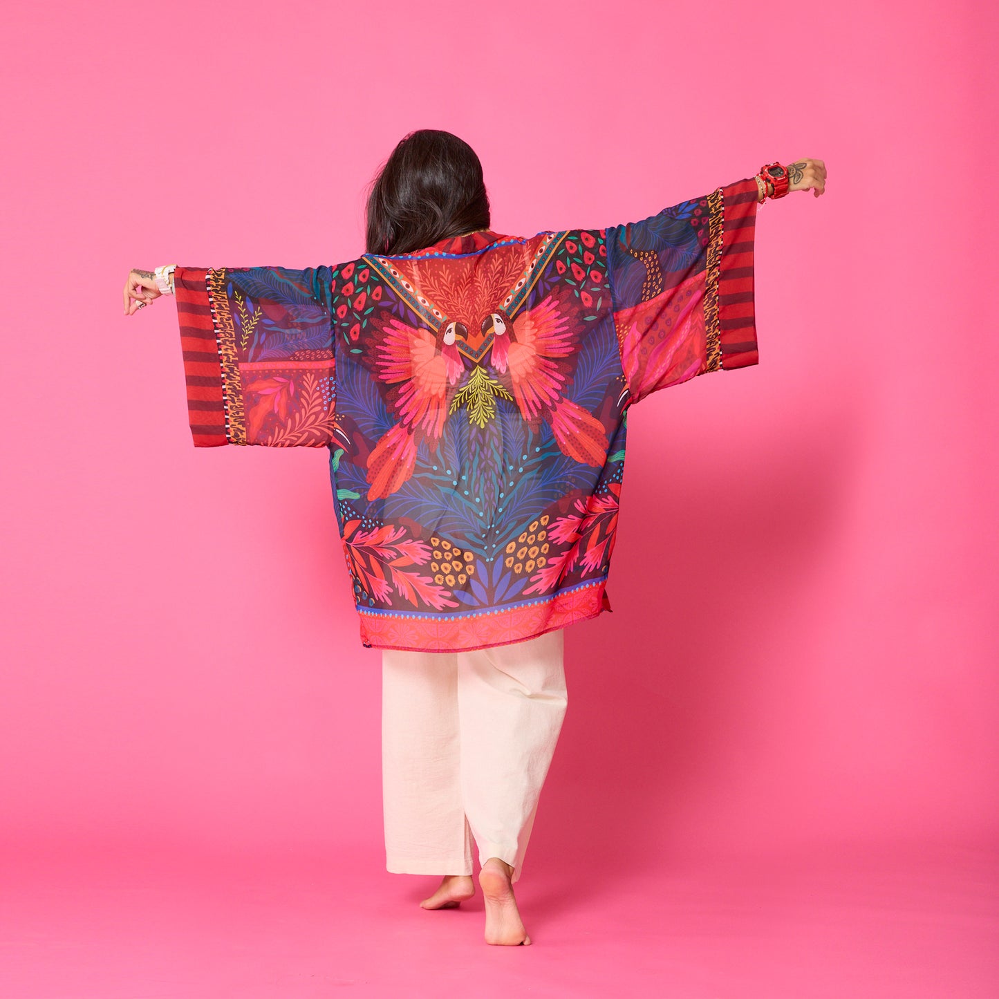 Kimono Gasa Verano Papagayo