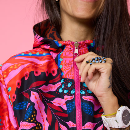 Cortavientos Reversible Animal Print