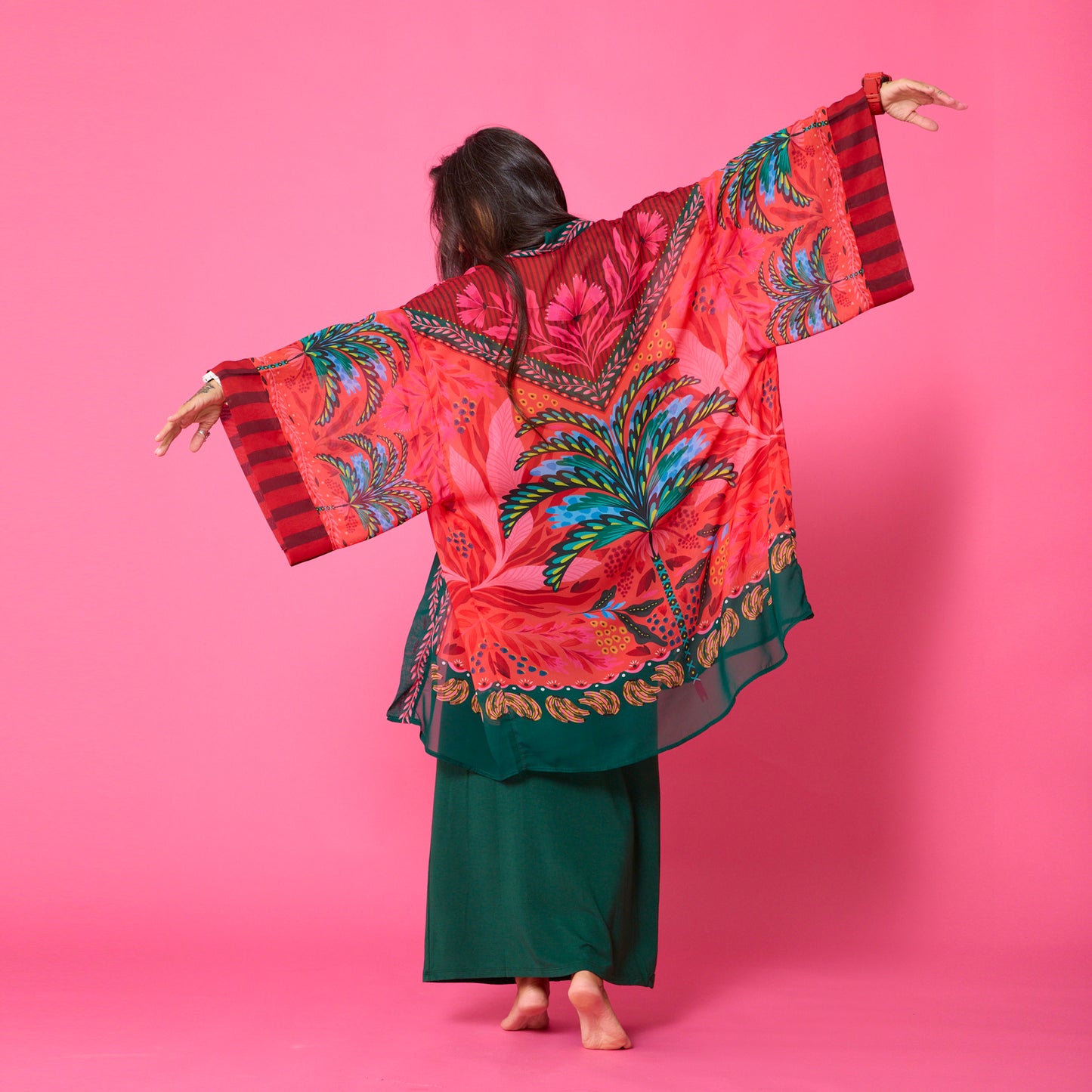 Kimono Gasa Verano Palmera