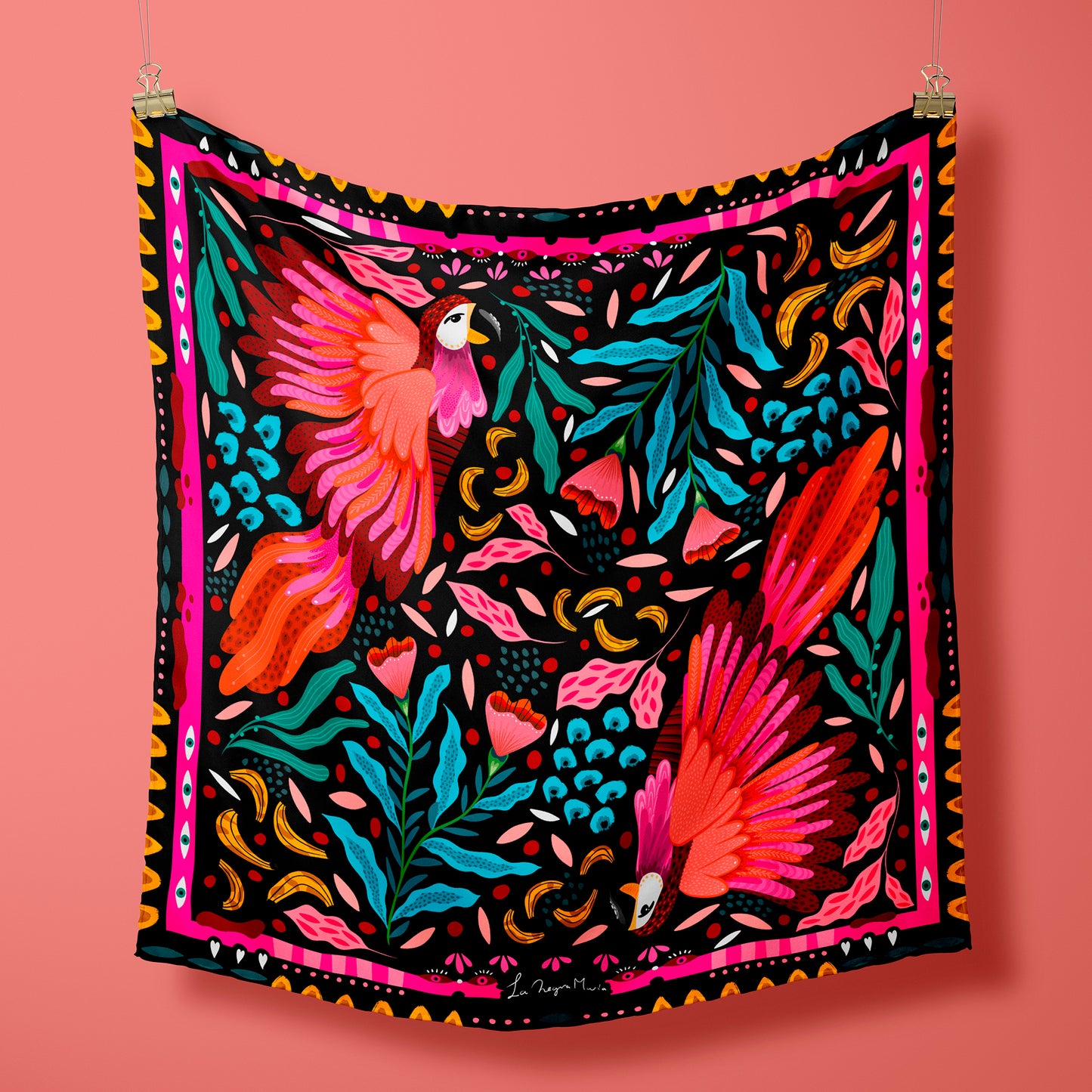 Pañuelo Papagayo Negro