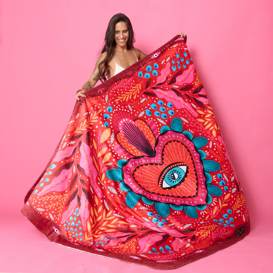 Mantita Corazón